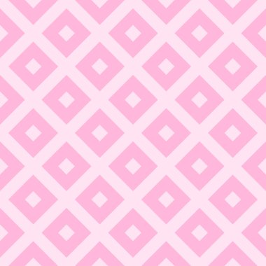 Pembe kare desenli arka plan. Giyim, kumaş, duvar kağıdı, arkaplan, dekorasyon, kapak kitabı ve duvar sanatı için kusursuz desen geometriği. 