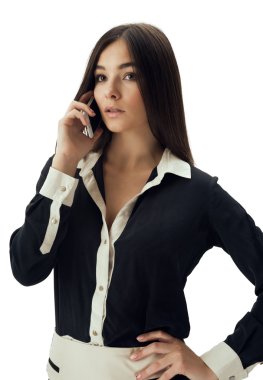 telefonda konuşurken Sekreteri