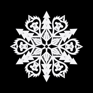 Yıl 2016 kar tanesi sembolü