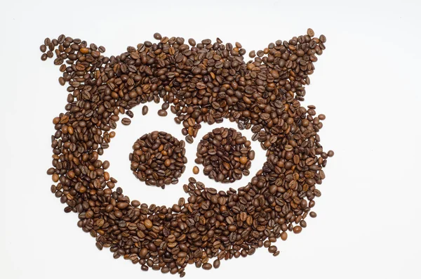 Кава, кавові зерна, смачна кава, ранкова кава, ароматизована кава, смажена кава — стокове фото