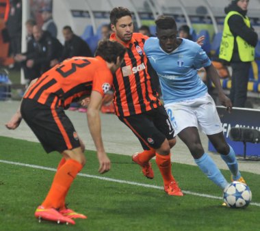 FC Shakhtar Donetsk 4-0 Fc Malmö Uefa Şampiyonlar Ligi tarihinde Arena Lviv stadyum Lviv 3 Kasım 2015 tarihinde dördüncü turda. Gladkiy, Srna, Eduardo ve Teixeira Shakhtar için attı.