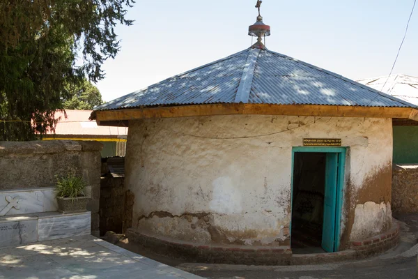 První pravoslavný kostel postavený Menelik Ii, Entoto Addis Abeba — Stock fotografie