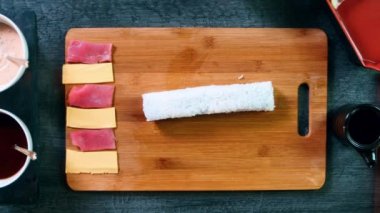 Kadın yapma Sashimi