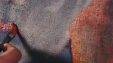 Sanatçı boya resim