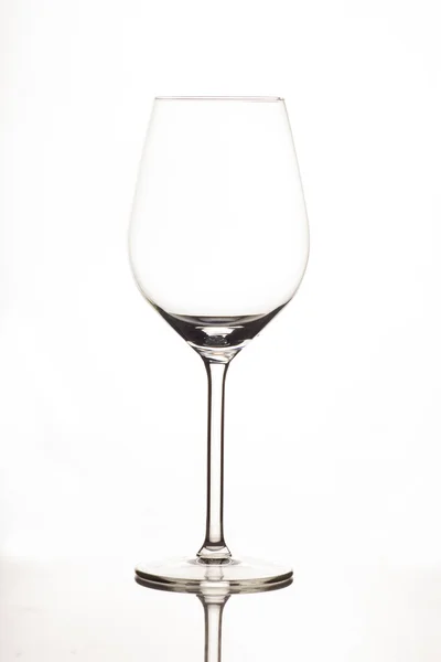 Verre de vin isolé sur fond blanc — Photo