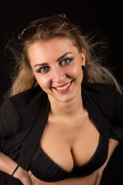 Baştan çıkarıcı kadın iç çamaşırı seksi genç kadın