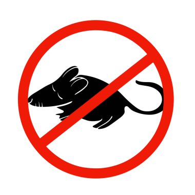 Bir fare savarın izole edilmişi. Kemirgenler için tedavi..