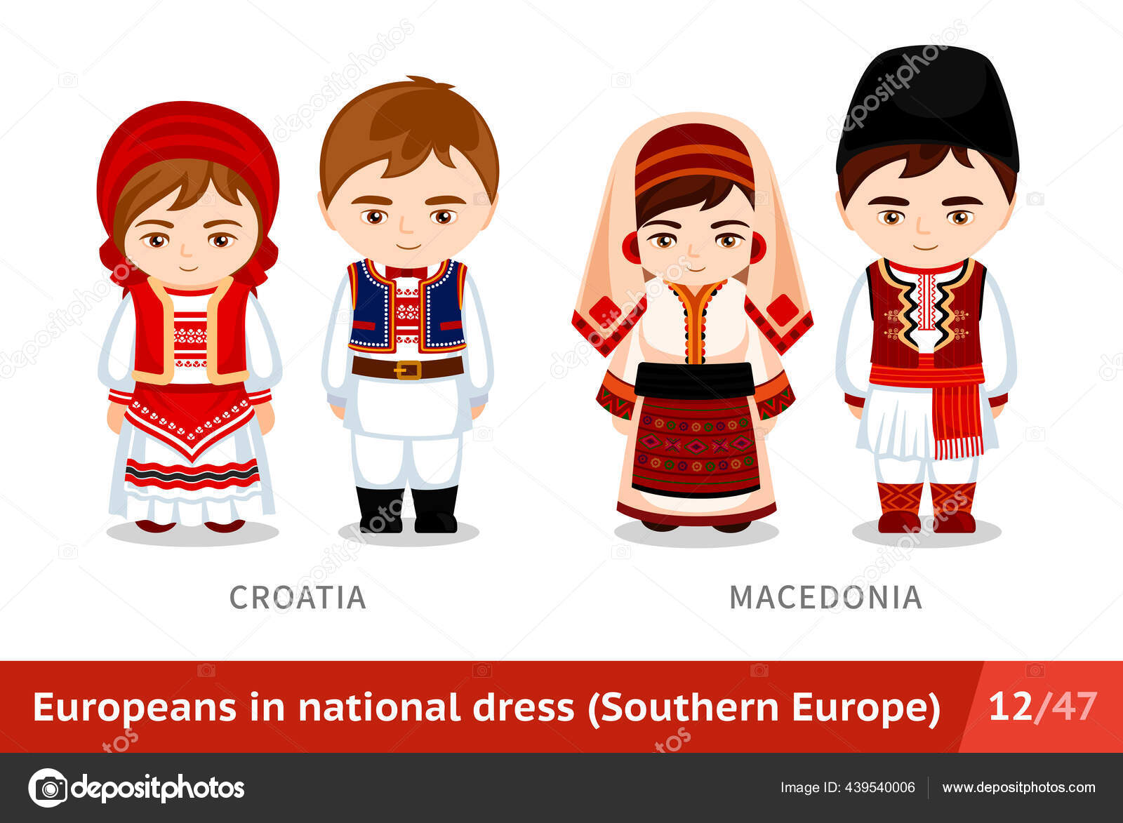 16 Croatia Traditional Dress Vectors Free Royalty Free Croatia Traditional Dress Vector Images Depositphotos