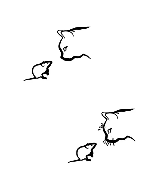 kedi ve fare bir anlaşma