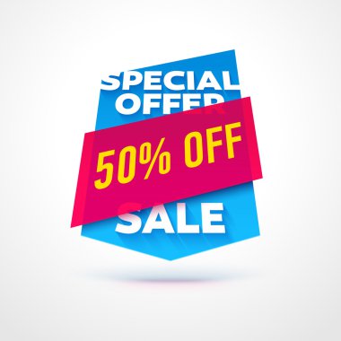 parlak plastik banner online mağaza için.