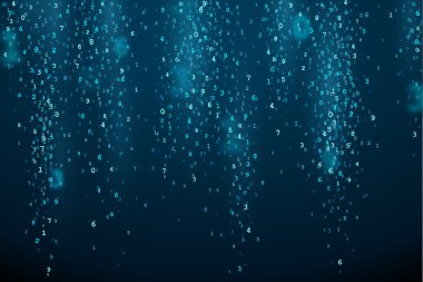 rasgele dijital sayılarla arka plan