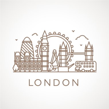 Londra ile ünlü binalar ve yerler