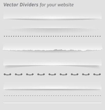 Dividers and Horizontal Rules clipart