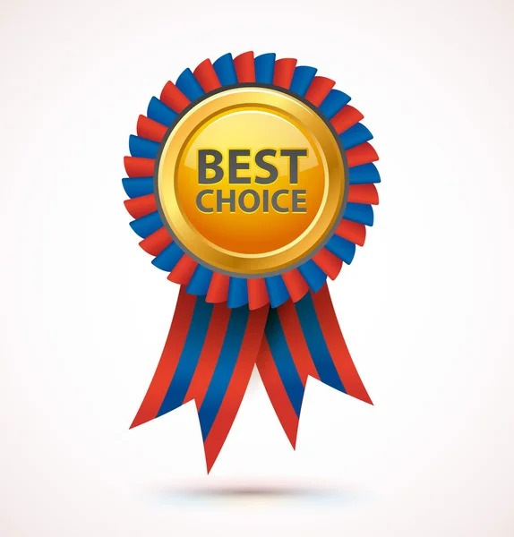 Best choice award — Stock Vector