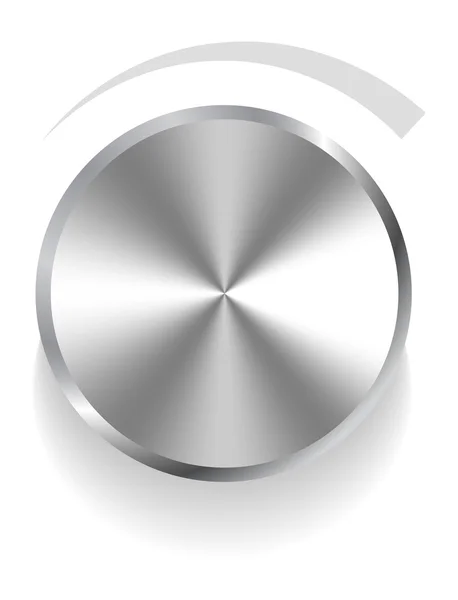 Bouton de volume rond — Image vectorielle