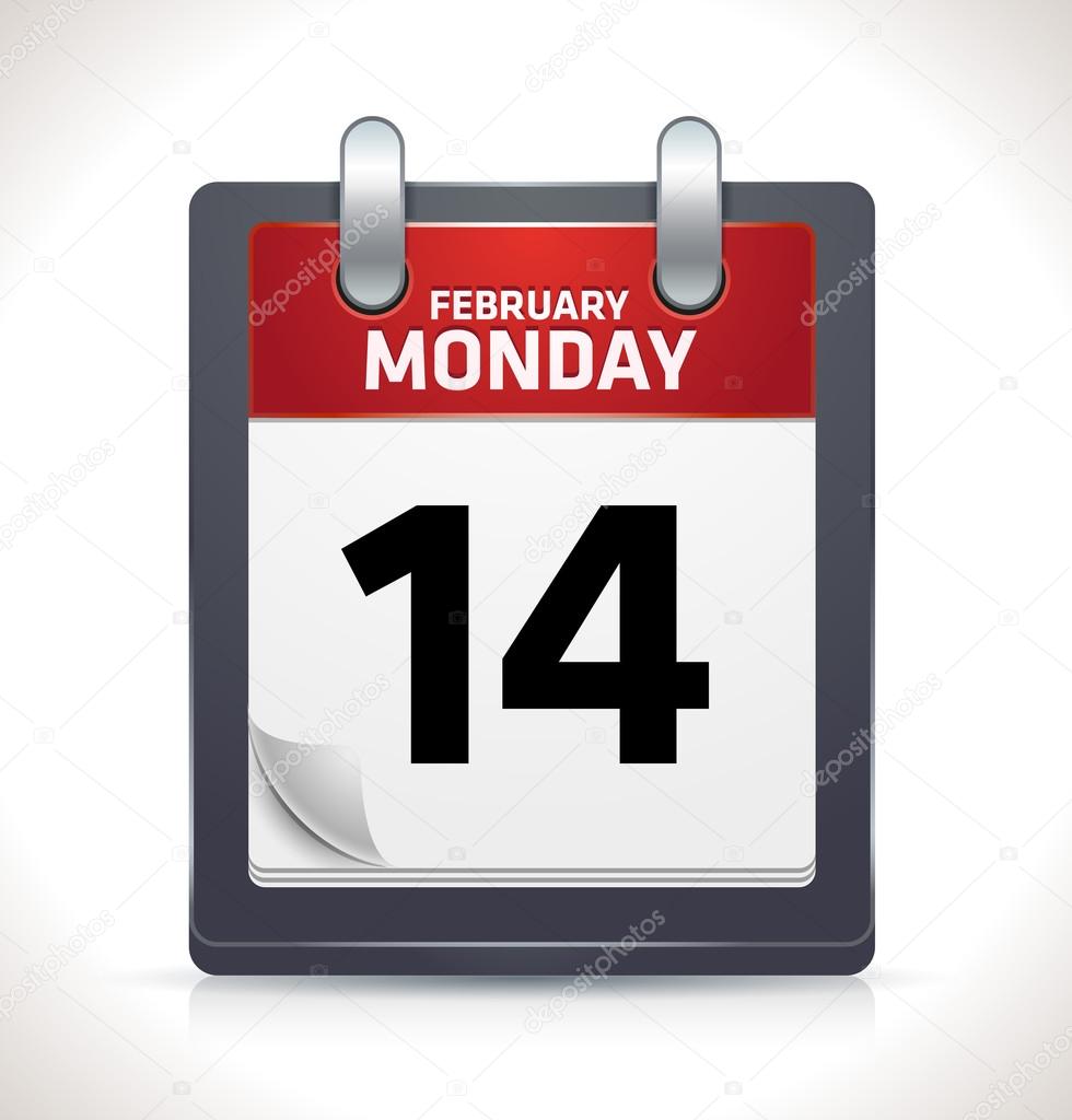 calendar icon on February