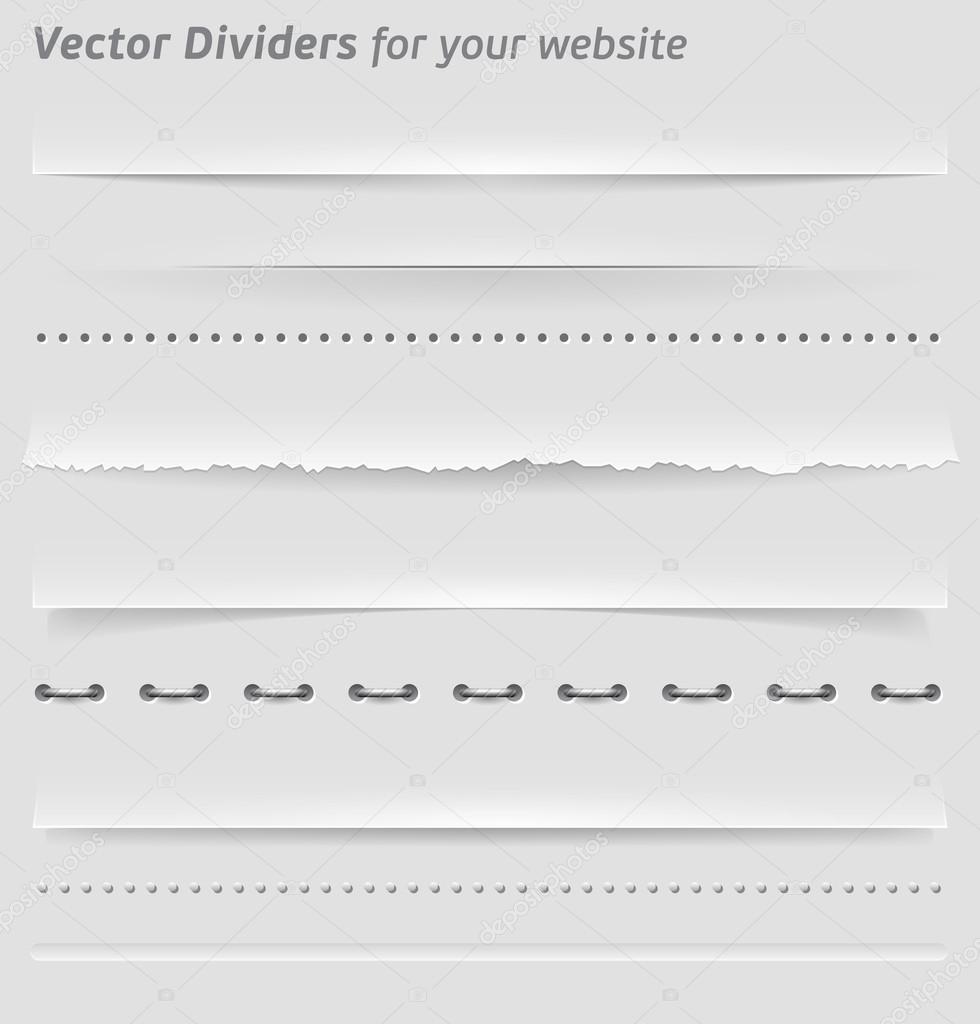 Dividers and Horizontal Rules