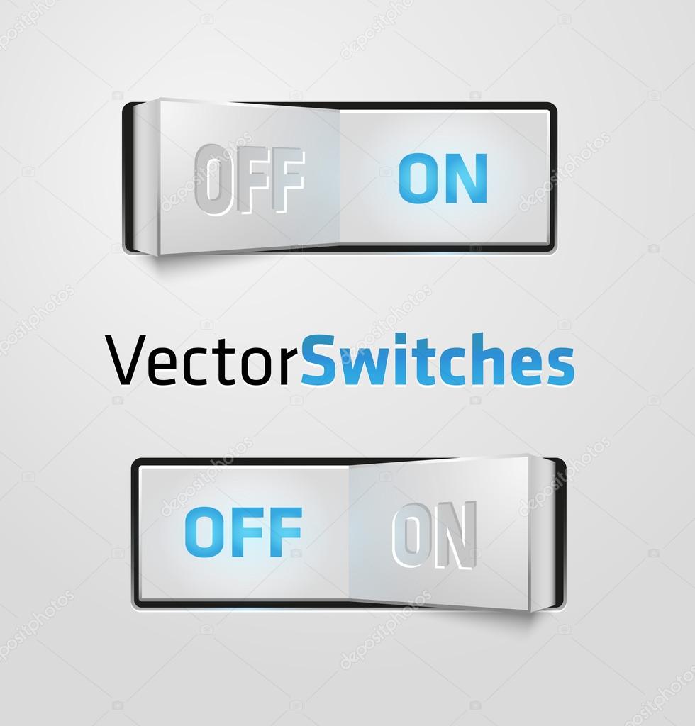 realistic switches with positions.