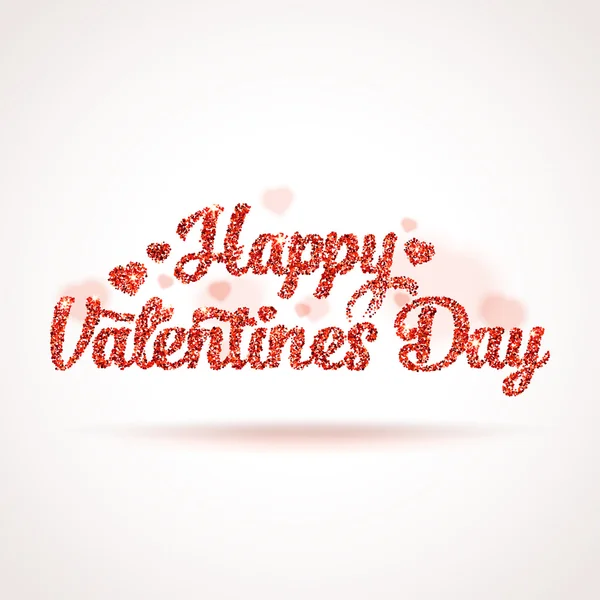 Happy Valentines Day label — Stockvector