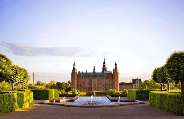 腓特烈堡城堡，Hillerod 丹麦 — 图库照片