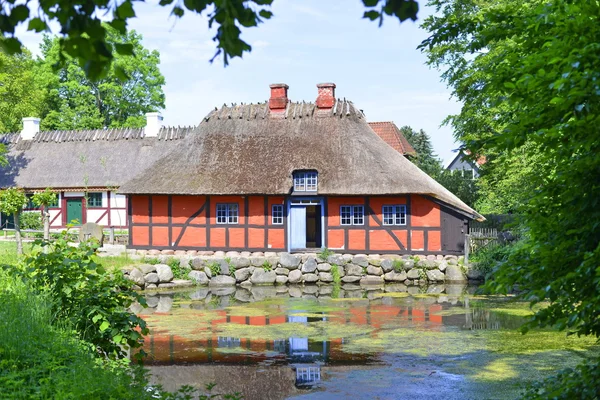 Maison danoise traditionnelle — Photo