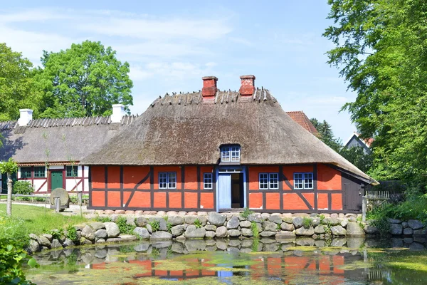 Maison danoise traditionnelle — Photo