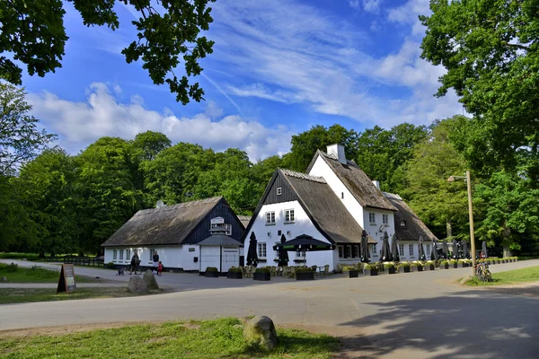 Traditionnel Danois Belle Maison Blanche — Photo