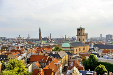 Danimarka Copenhagen manzarası görünümü