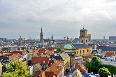 Danimarka Copenhagen manzarası görünümü