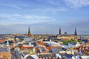 Danimarka Copenhagen manzarası görünümü