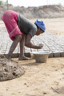 Hindistan'da kırsal yaşam sahneleri