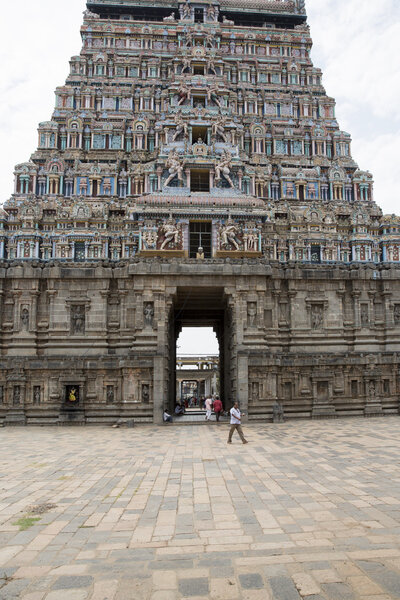 Храм Чидамбарам Южная Индия Пондихерт
