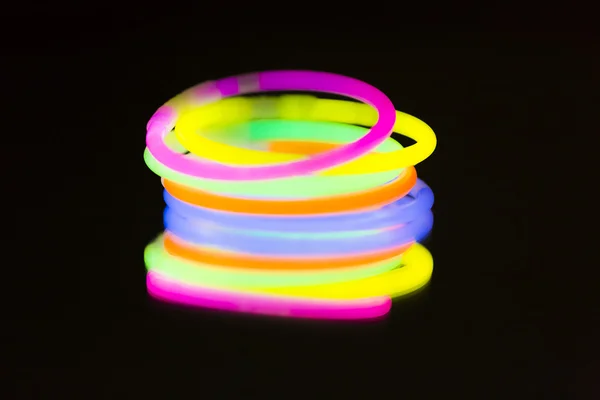 Χρωματιστά φώτα φθορισμού νέον — Φωτογραφία Αρχείου