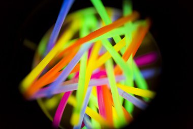 renkli ışıklar floresan neon