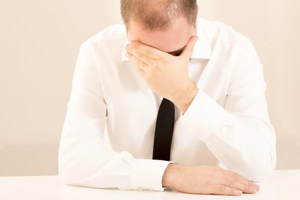 Hombre de negocios de estrés emocional — Foto de Stock