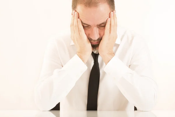 Emotional Stress business man — Stock Photo, Image