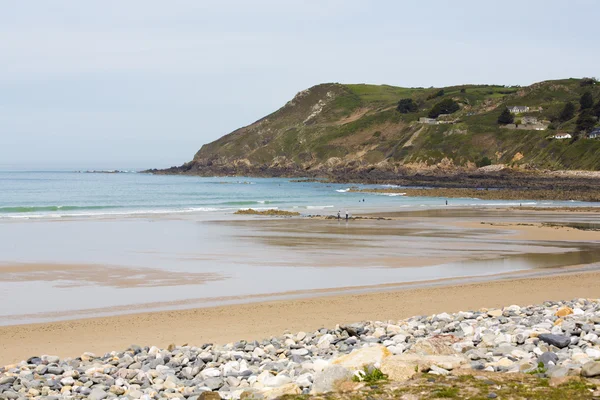 Hermosa costa de Francia Normandía — Foto de Stock