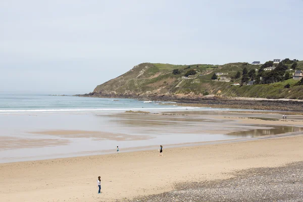 Hermosa costa de Francia Normandía — Foto de Stock