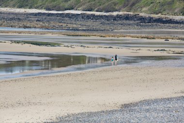 Plaj kum güneş insanlar