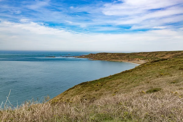 Hermosa costa de Francia Normandía — Foto de Stock