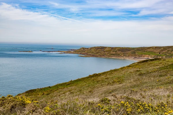 Hermosa costa de Francia Normandía — Foto de Stock