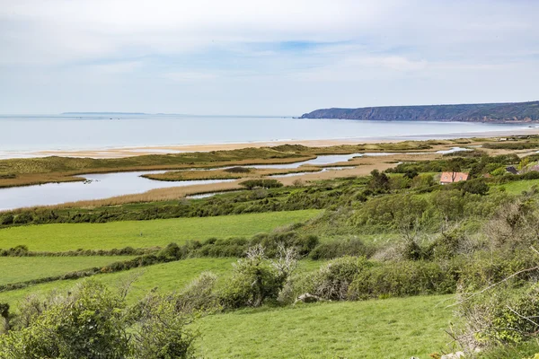 Hermosa costa de Francia Normandía — Foto de Stock