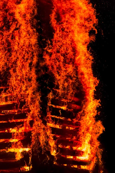 Llama de fuego chispa — Foto de Stock