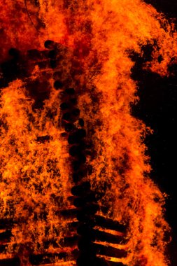 Yangın alev kıvılcım