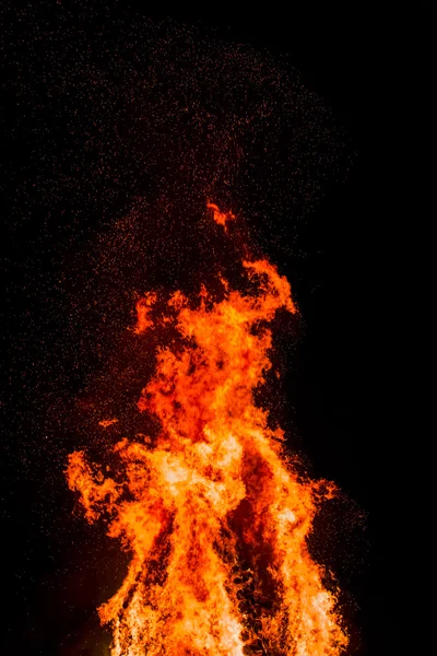 Yangın alev kıvılcım — Stok fotoğraf