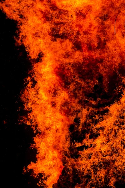 火災の炎の火花 — ストック写真