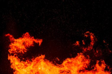 Yangın alev kıvılcım