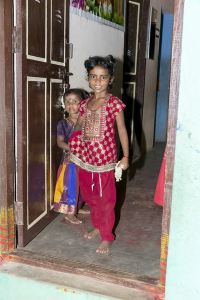 Pondicherry, Tamil nadu, Indien - 11. Mai 2014: Puja-Zeremonie — Stockfoto