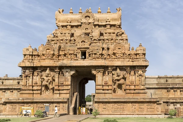 Tanjore templet Tami Nadu Indien — Stockfoto