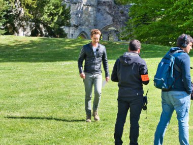 JUMIEJES, FRANCE - HAZİRAN Circa, 2019. Cyril Feraud, 